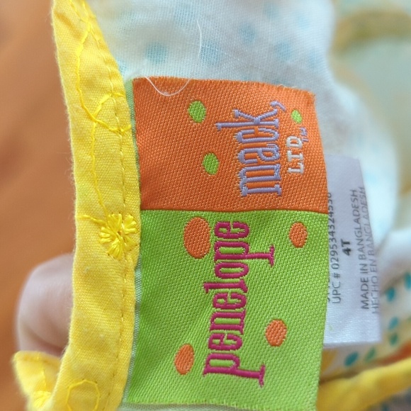 4T Penelope Mack Floral Bow Ruffle Dots Dress Spring Summer Flower Girls - Picture 9 of 15